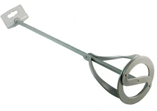 Kleine roerder voor accuboormachine 400x80mm zilver