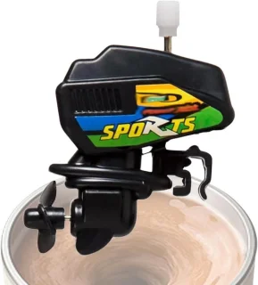 Koffie mixer drank roerder zwart