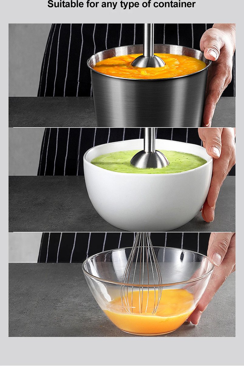 KTN® 4-in-1 Staafmixer Set