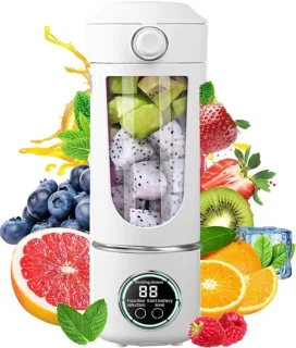 KZQ 700 ml draagbare fruitmixer wit