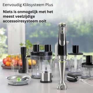 Luxe Staafmixer Set 1200W Zwart