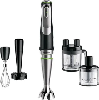 Luxe Staafmixer Set 1200W Zwart