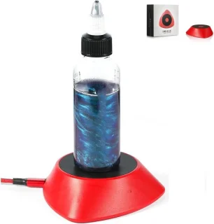 Magnetische lakroerder vortex mixer rood