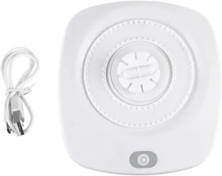 Magnetische mixer met roerder, 12,5 x 13,5 cm, wit