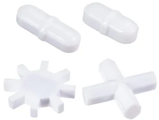 Magnetische mixer set roerstaafjes wit