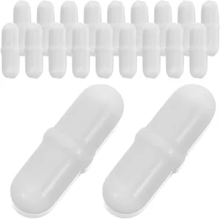 Magnetische roerstaaf PTFE - 20 stuks, wit