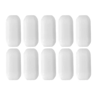 Magnetische roerstaafjes 10 stuks wit