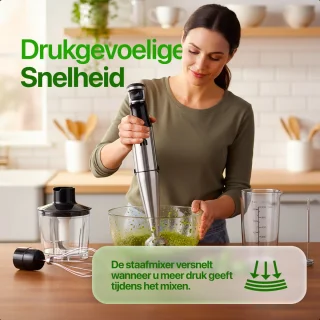 Wat vinden we goed aan de MATTI® Elektrische Staafmixer
