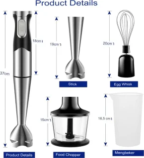 Merk Naam Staafmixer Set 800W