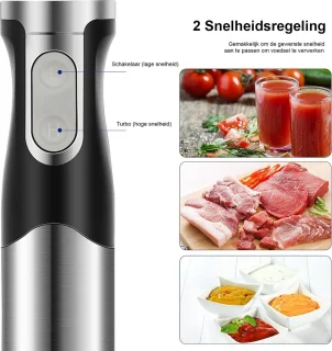 Merk Naam Staafmixer Set 800W