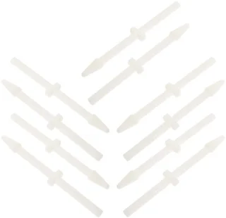Microbuis maalstaafjes - 10 stuks - wit