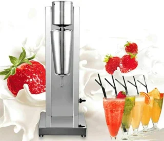 Milkshake mixer 650 ml zilver