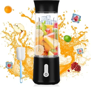 Mini-blender 500 ml - Draagbare mixer zwart