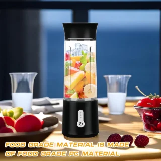 Mini-blender 500 ml - Draagbare mixer zwart