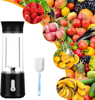 Mini-blender 500 ml - Draagbare mixer zwart