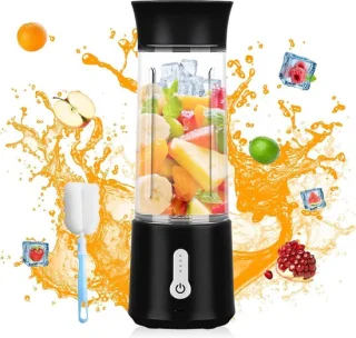 Mini-blender 500 ml - Draagbare mixer zwart