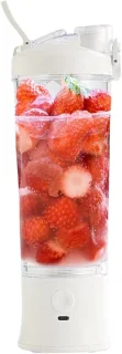 Mini blender fruit mixer 600 ml wit