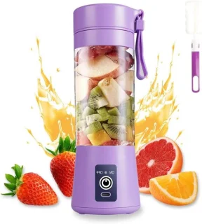 Mini blender juicer lichtpaars