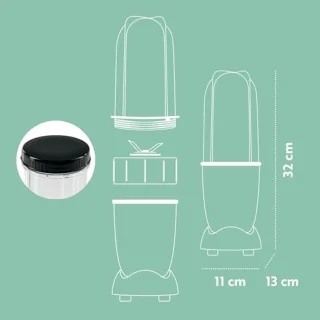 Mini Blender - Smoothie- en Sausmaker