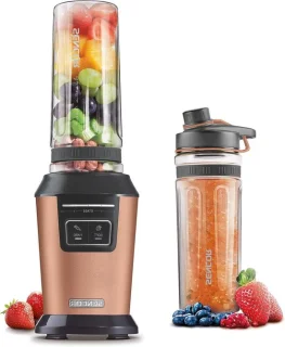 Mini blender smoothie maker goud
