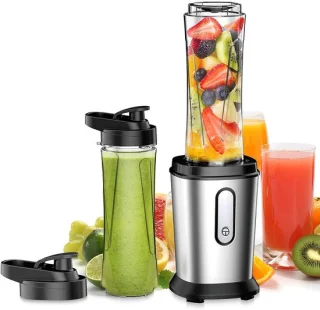 Mini blender zilver