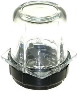 Mini blenderkom accessoire, 250 ml, transparant