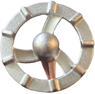 Mini honingroerder - honingmixer honinglepel - 27 cm - zilver