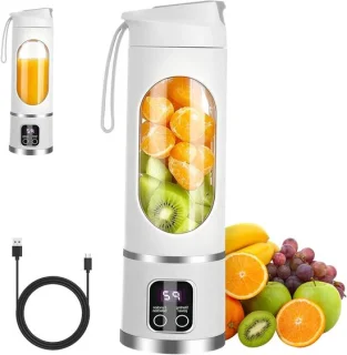 Mini persoonlijke blender 400 ml wit