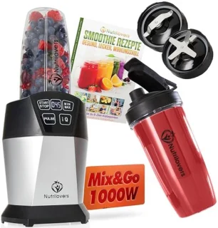 Mix & Go Smoothie Maker Mini Mixer 1000W