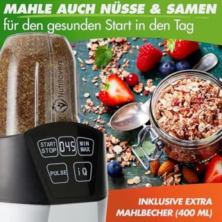 Mix & Go Smoothie Maker Mini Mixer 1000W