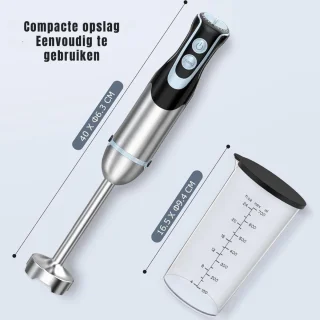 MMP® Staafmixer Handmixer Zilver