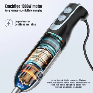 MMP® Staafmixer Handmixer Zilver