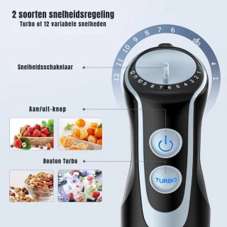 MMP® Staafmixer Handmixer Zilver