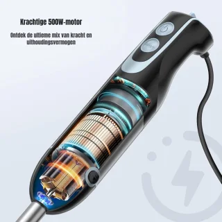 MMP® Staafmixer Handmixer Zilver