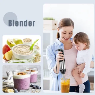 MMP® Staafmixer Handmixer Zilver