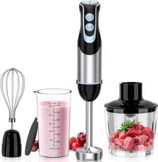 MMP® Staafmixer Handmixer Zilver – Kracht en controle in één hand