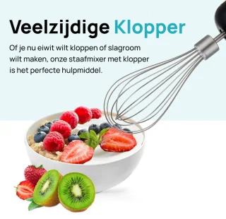 MOA Staafmixer Set 3-in-1 RVS 20 Snelheden