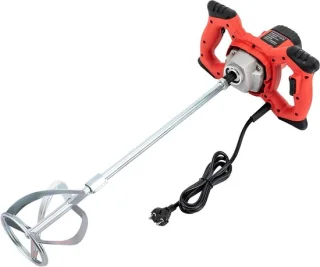 Mortelmixer - Betonmixer - 1500W - Rood