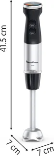 Moulinex DD6718 Staafmixer Zwart Roestvrijstaal