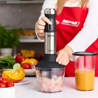 MPM Multifunctionele Staafmixer Set 1500W RVS XL Blender & Mixer