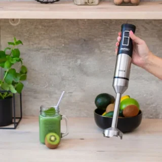 MPM RVS Staafmixer 1500W Zwart