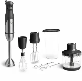 De NBAP® Staafmixer Set Zilver in één oogopslag