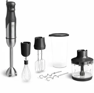 NBAP® Staafmixer Set Zilver – veelzijdig, krachtig en onmisbaar in de keuken