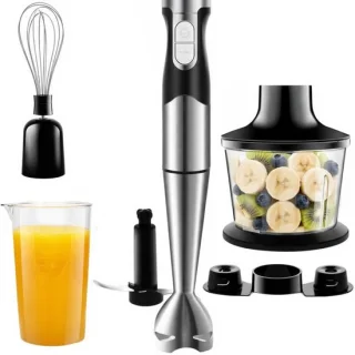 NBAP® Staafmixer Set Zilver