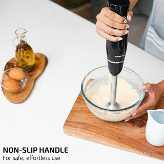 Ovente Staafmixer Zwart