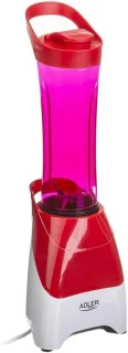 Persoonlijke blender - 0,6 liter - 2 bekers - rood