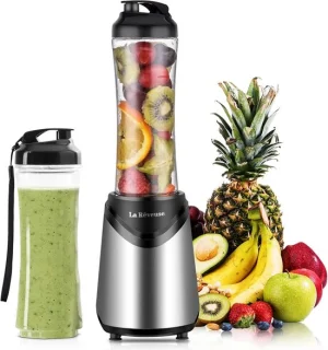 Persoonlijke blender smoothie maker 550 ml zilver