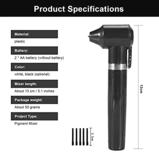 Pigmentmixer Tattoo – 5-delige mixersticks
