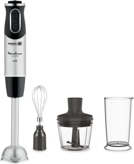 Powelix staafmixer 3-in-1 staal zwart