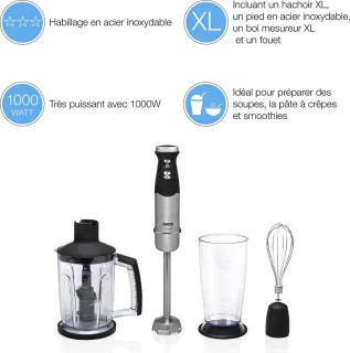 Princess 221221 Staafmixer 4-in-1 Set